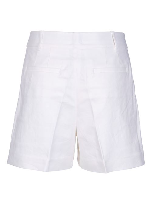 Linen blend shorts with pleats MICHAEL KORS | MS430129BA100